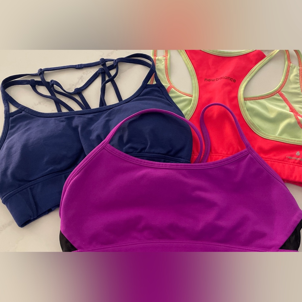 Bundle of 3 Sports Bras, Size Small – Fabletics and New Balance”